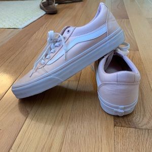 Baby Pink Vans - size 9 W